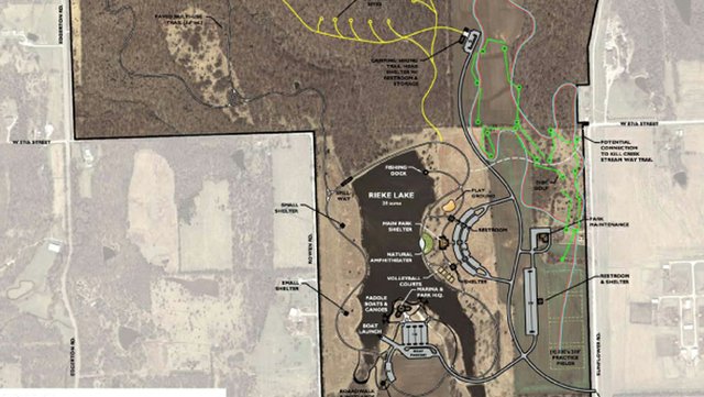 The Johnson County Park and Recreation District Board of Commissioners is to receive master plans Wednesday evening for the Rieke Lake property just west of De Soto, Sunflower Nature Park and Cedar Niles parkland. The Rieke Lake and Sunflower Nature Park master plan were developed with the aid of two public workshops this summer in De Soto.
Look for an update on the park board's decision online and in the Oct. 30 issue of The De Soto Explorer.