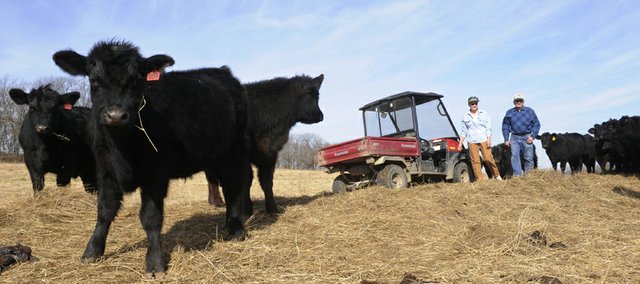 Melvin and Joyce Williams, of MJ Ranch in rural Douglas County, are opposed to a “cow tax,” a fee that could apply to farms with livestock operations that emit more than 100 tons of carbon emissions in a year. Cattle produce methane, a potent greenhouse gas that can contribute to global warming, the Environmental Protection Agency says.
