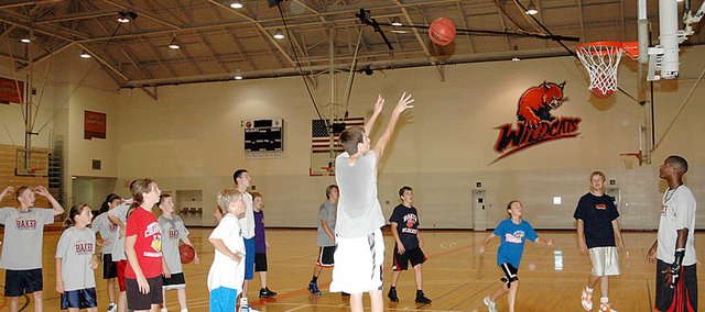 Ku Stars Highlight Ballard S Basketball Camp Baldwincity Com