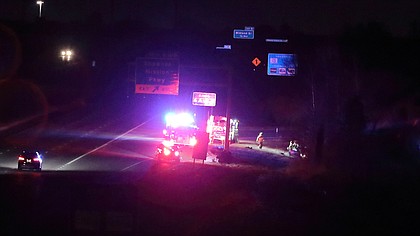 Shawnee Police, Fire, and Johnson County Med-Act responded to a one-car crash on southbound Interstate 435 just north of Shawnee Mission Parkway around 3 a.m. Sunday.