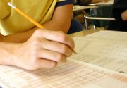 Lansing High School students taking the ACT test in 2005 scored a composite average above both state and national levels.