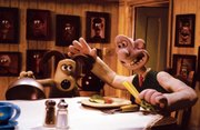 Wallace and his dog Gromit star in their first feature-length film, "Wallace & Gromit: The Curse of the Were-Rabbit."