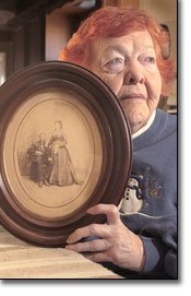 Clena Wilson has kept track of her family that dates back three
centuries.
