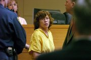 Toby Young, the prison volunteer who is accused of helping a convicted murderer escape in February from the Lansing Correctional Facility, appears in Leavenworth County District Court on Friday, March 3. Young is being held on $100,000 bond.