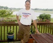Peter Bock spent three days in Greensburg before returning to his
home in Eudora. He helped set up a temporary hospital in the town.