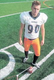 Baker University junior Derek Doerfler kicked a record-breaking 62-yard field goal this fall to help the Wildcats defeat rival William Jewell. Doerfler also successfully booted 23 field goals this season to set another team record.