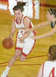 Liz Baska and the Tonganoxie High girls basketball team won 13 straight games in the 2007-2008 season.
