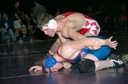 Jeremie Maus, 171-pound Tonganoxie High senior, finished second at the Baldwin Invitational with a 3-1 record.