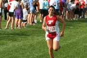 THS senior Alex Hauk was the fastest cross country runner for the girls on Tuesday at the Tonganoxie Invitational, finishing 26th overall.