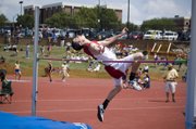 Tonganoxie junior Dylan Jacobs, making his second straight state appearance in high jump, finished 15th with a mark of 5 feet, 8 inches.