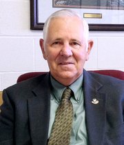 Outgoing Maranatha superintendent Larry Daugherty