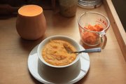 Natalya Lowther, Lawrence thinks in bulk and uses little l tricks to make money last longer. In making soup she buys bulk lentils and uses a butternut squash to make a delightful mellow and hearty soup.