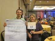 Bluejacket-Flint teachers Lucas Shivers and Lindsey Constance worked this summer in a program at Kansas State University developing lesson plans with help from graduate students.