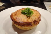 Pork Cheek Pie will be on the new dinner menu rolling out later this month at the Rieger Hotel Grill and Exchange, 1924 Main St., Kansas City, Mo.