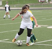BSHS sophomore Shelby Taylor is in her second and final girls soccer season playing alongside her sister, senior Skyler Taylor.