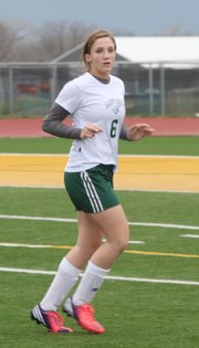 BLHS freshman Nicole Rutherford was one of several freshmen to earn a varsity spot on the girls soccer team.