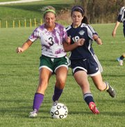 BLHS senior Sam Rutherford is in her final season of playing girls soccer — and only season playing varsity alongside her freshman sister, Nicole Rutherford.