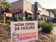 The new Dunkin' Donuts at 12137 Shawnee Mission Parkway opened Monday.