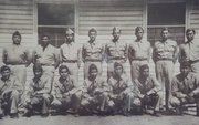 Comanche code talker Wellington Mihecoby, kneeling in front row, far right and pictured with other Comanche code talkers, will be awarded a Congressional Gold Medal, presented posthumously to his daughter, Gail Reed, of Baldwin City, in Washington, D.C., later this month.