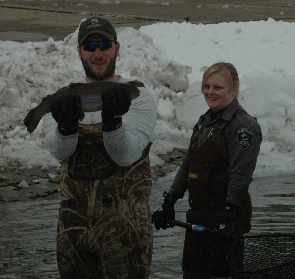 Trout stocking at Shawnee Mission Park Lake Shawnee Dispatch