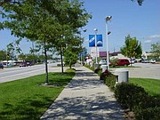 Another example of a multi-use path with a grass setback that could be used as an example for something on Nieman Road, project engineers said. This is a path built in Coralville, Iowa.