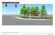 New downtown gateway signs are proposed for the intersection of Shawnee Mission Parkway and Nieman Road. City officials confirmed on Wednesday the fountain at that intersection will be removed, as it has maintenance issues.
