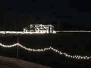 Gene and Debbie Becker's house on Washington Street is hard to miss from U.S. Highway 24-40. The house sits at the base of Hubbel Hill west of West Haven Baptist Church.