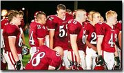 The Eudora Cardinals shining season came to an abrupt end as
Hiawatha defeated them in a close 21-12 game. Cardinal players vent
their emotion after the tough loss at home.